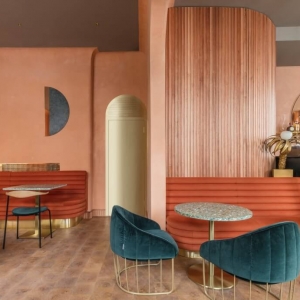 泰晤士河畔的落日，伦敦Omar's Place地中海风情酒吧餐厅设计