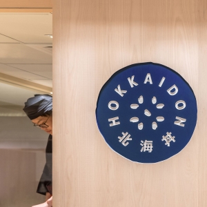 Graphical Minimalism Meets Japanese Folklore in Hokkaidon Restaurant