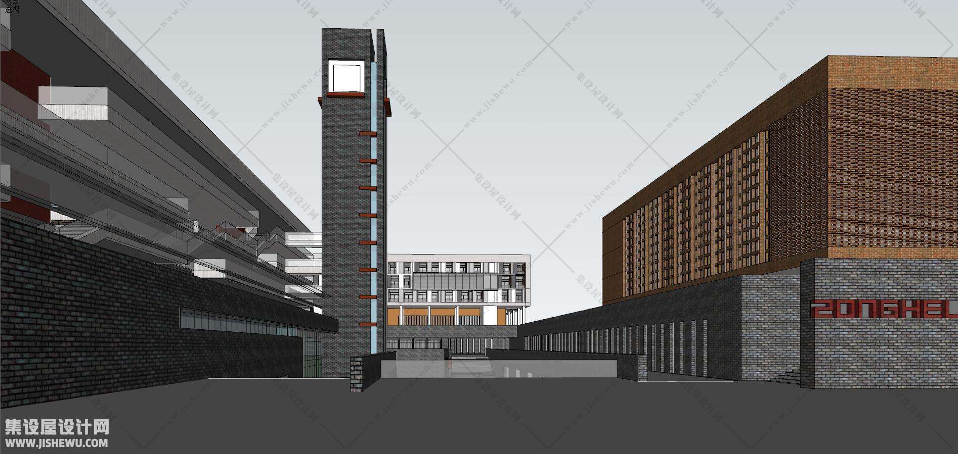 徐州一中新城校区 孟建民作品 渲染调-9