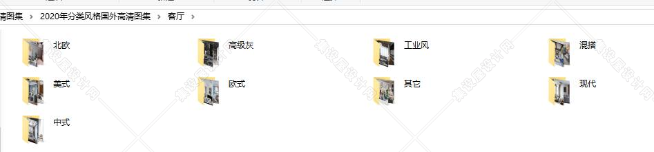 2020年室内各个分类各个空间风格国外高清图集