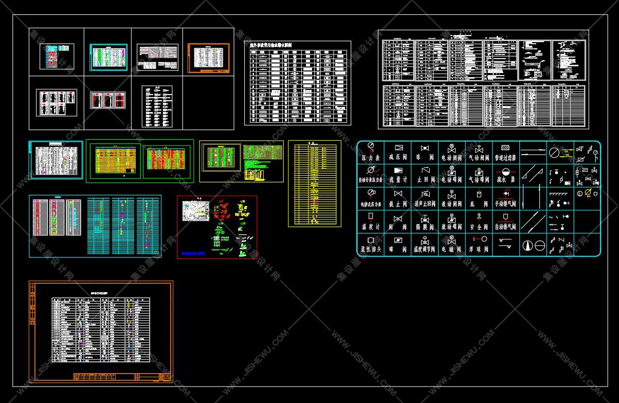 水电图符图例大全丨商住楼常用水电系统CAD图丨上百种电路接线图丨JPG+DWG丨22M-6
