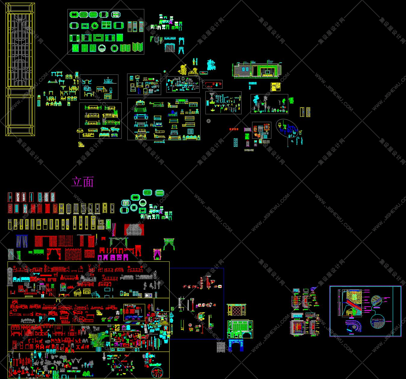 最全的CAD平立面、工装家装综合图库-21