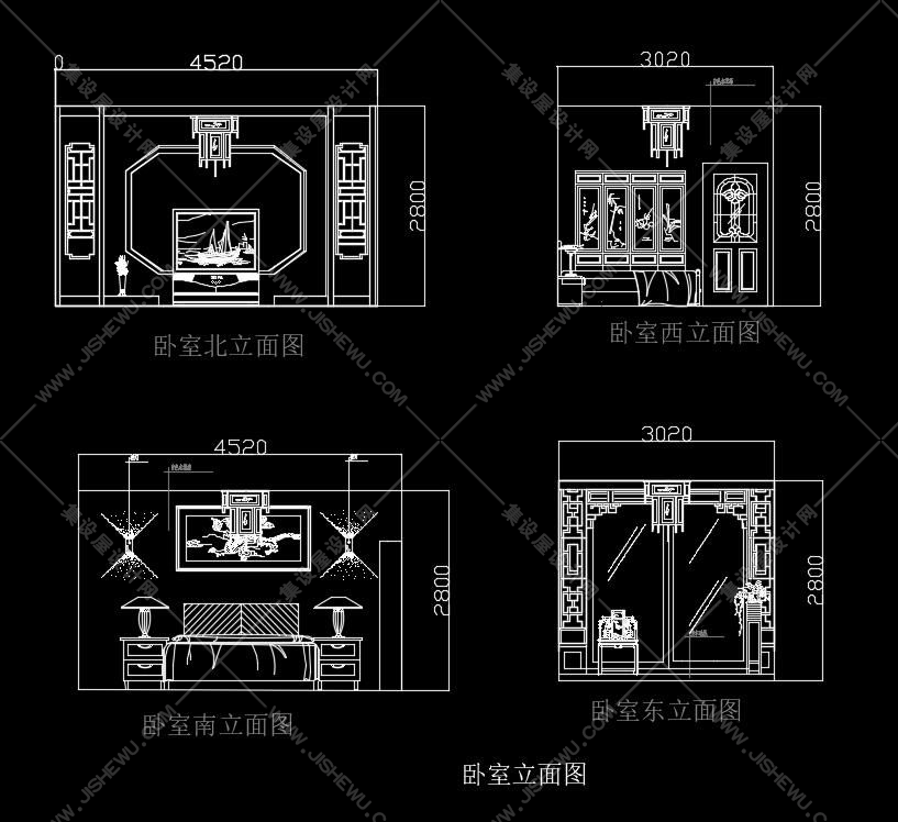 中式立面-2