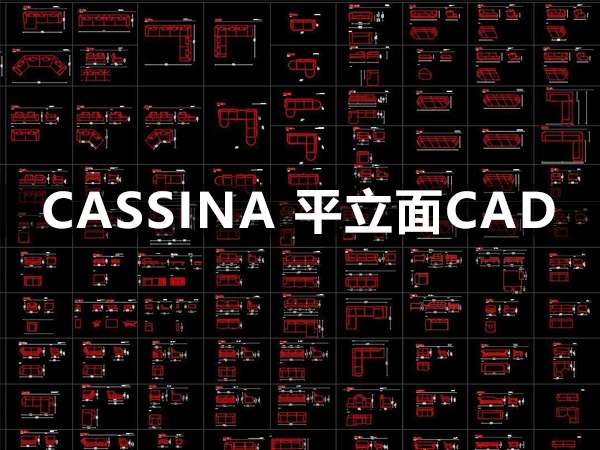 CASSINA 平立面CAD-1