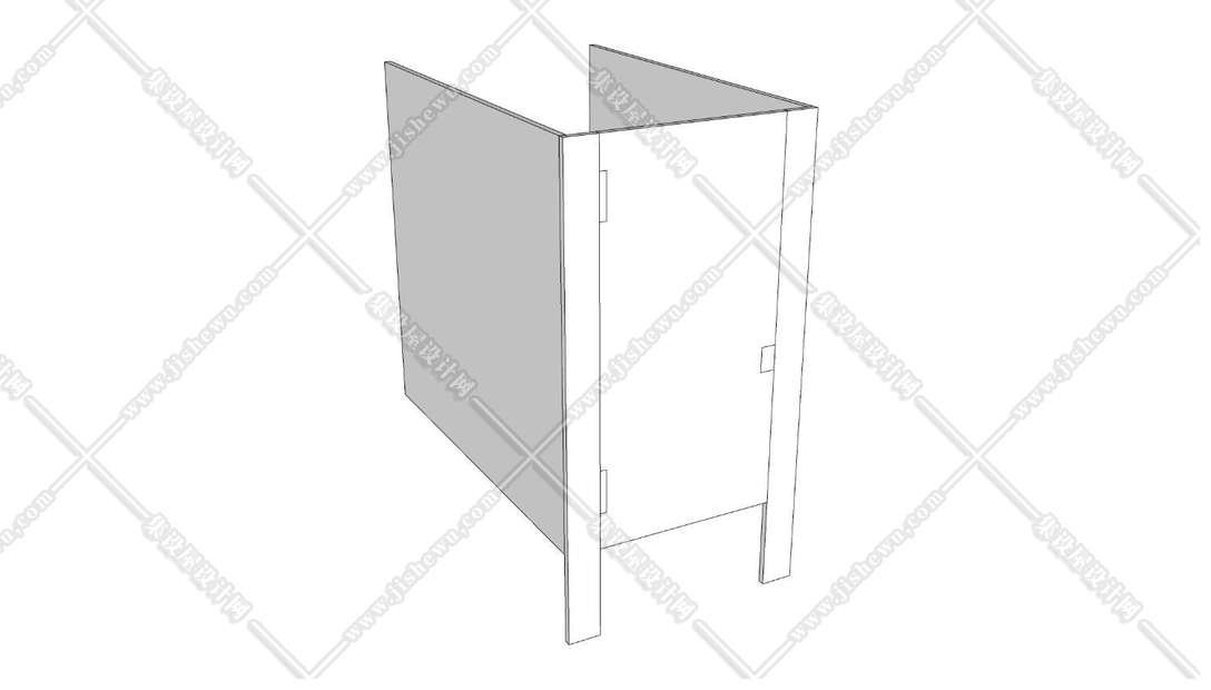 单人卫生间隔断-1