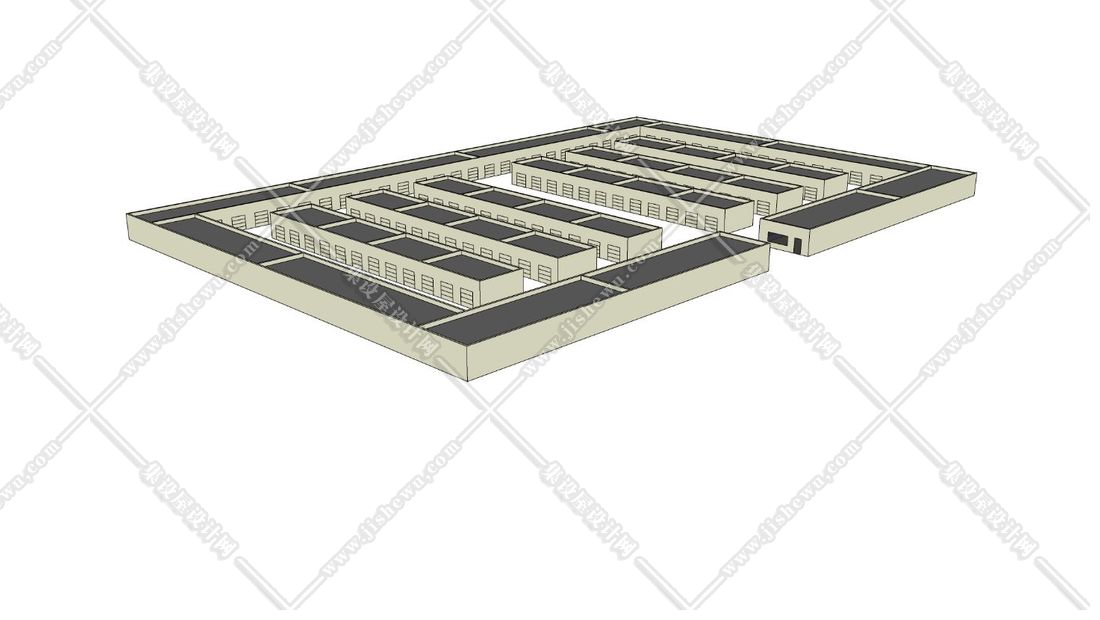 建筑体块经典型制分析模型 -1