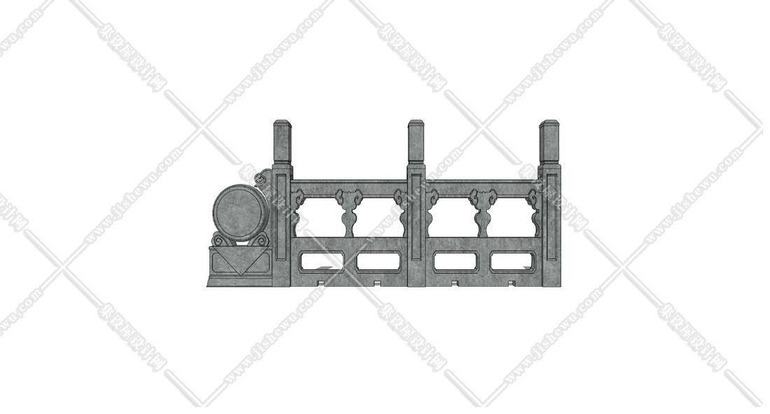 中式栏杆-1