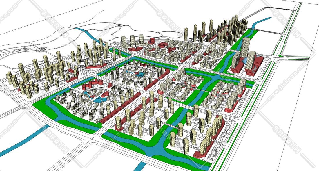 城市商务核心区规划 -1